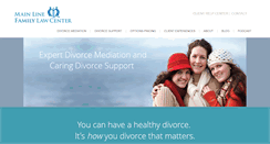 Desktop Screenshot of mainlinedivorcemediator.com